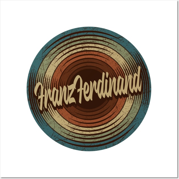 Franz Ferdinand Vintage Vinyl Wall Art by musiconspiracy